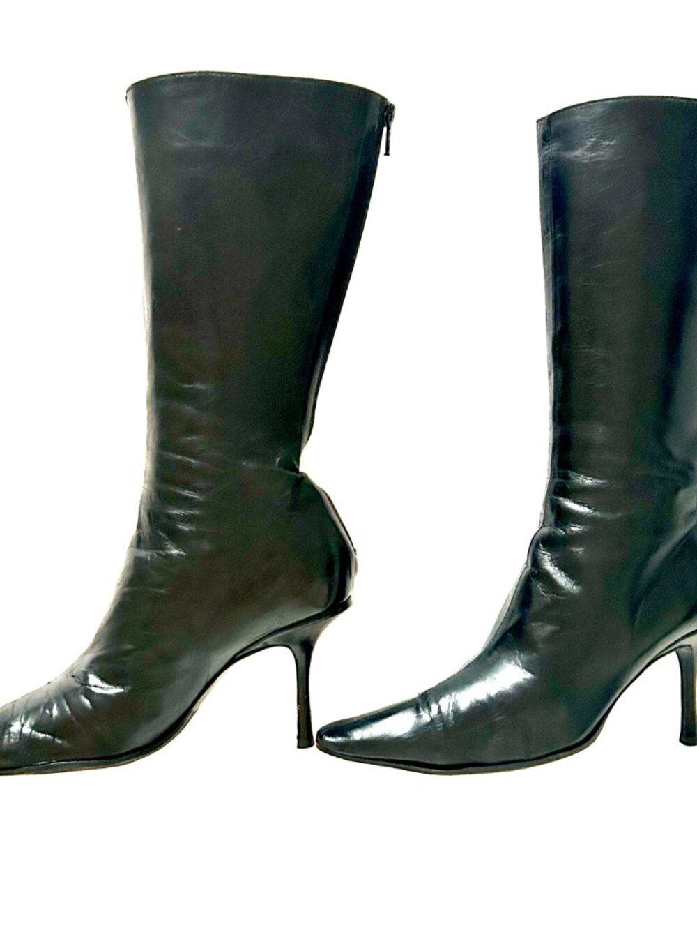 Jimmy Choo Peony Mid Calf Boots - Picture 6 of 11